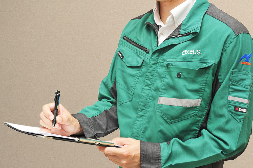 耐火クロス点検